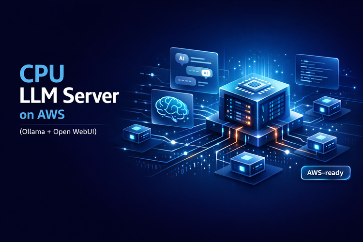 Launch a CPU LLM Server on AWS with Ollama + Open WebUI